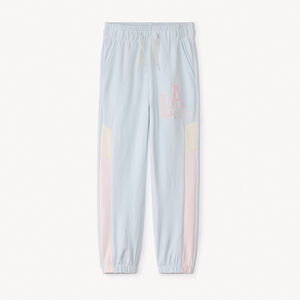 Jogging molleton ample effet color block pour fille 