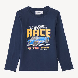 T-shirt met lange mouwen jongens Hot Wheels 