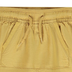 Bermuda van katoen met kangoeroezak voor jongens 