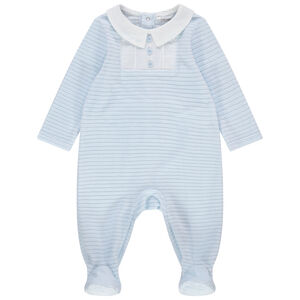 Dors-bien côtelé en velours à boutons fantaisie pour bébé garçon 