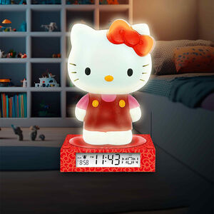 Réveil + veilleuse Hello Kitty 