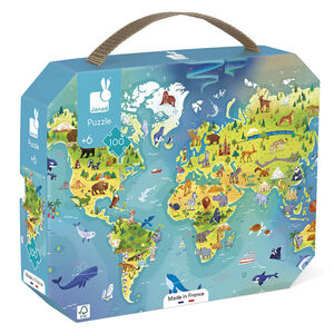 Puzzle Monde 100 pièces 