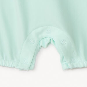 Lot de 2 combinaisons courtes motifs fleuris pour bébé fille 