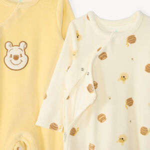 Set van 2 Velours Donslaapjes voor Baby Jongens Winnie de Poeh Disney 
