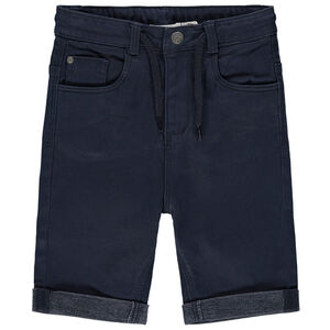 Bermuda en toile à cordons de serrage 