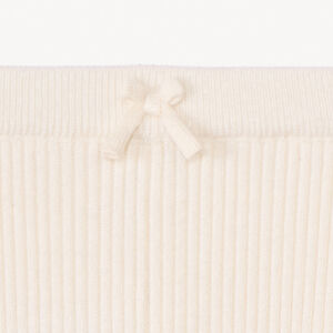 Lang geribbelde legging voor meisjes 