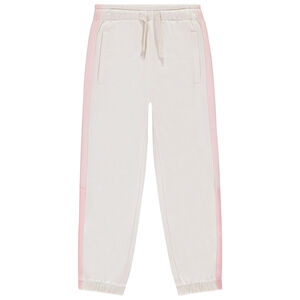 Fleece joggingbroek met kleurrijke strepen voor meisjes 
