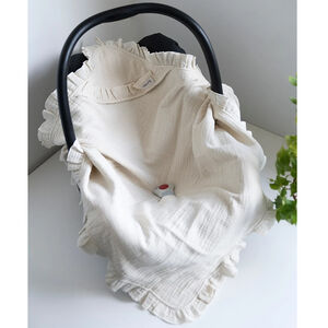 Couverture enveloppante Calm - Lin chaud 75x75 cm 