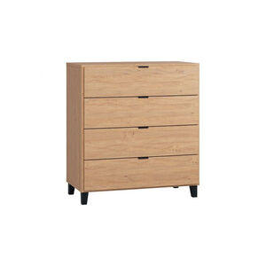 Commode Simple - Bois / Noir 