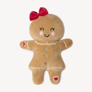 Pluche fluweel peperkoek voor babymeisje 