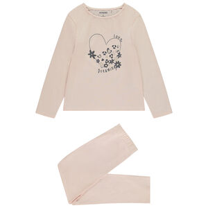 Set van 2-delige pyjama met lange mouwen en fantasie voor meisjes 