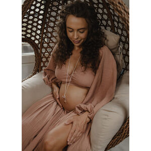 Bola collier de grossesse Sofie crème round 