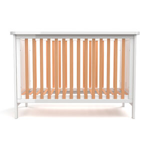 Lit bébé à barreaux Maidstone 60x120 cm 