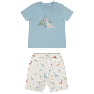 Ensemble 2 pièces motifs dinosaures pour bébé garçon 