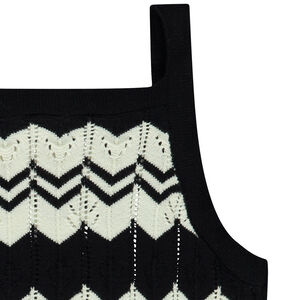 Ensemble Débardeur + short en crochet fantaisie pour fille 