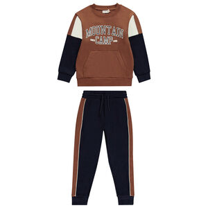 Ensemble jogging effet color block pour garçon 