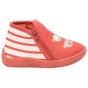 Chaussons bottillons print animaux et rayures pour bébé garçon 