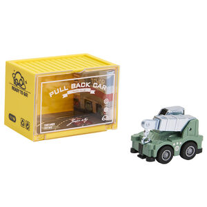 Véhicule miniature à friction Camion de chantier turquoise 