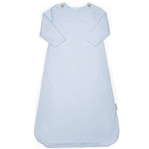 Tussenseizoenslaapzak in jersey met mouwen - Water Blue- 6/12 maanden 