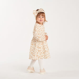 Set van jurk en haarband voor babymeisjes met luipaardprint 