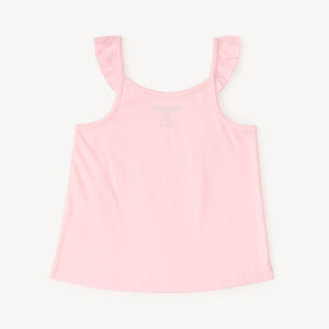 Uni print fantaisie mouwloze top voor babymeisjes 