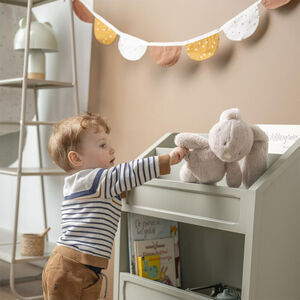 Peluche Lapin 30cm Sable 