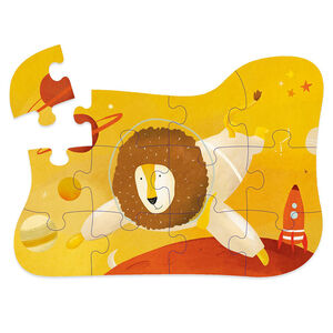 Puzzle à formes 12PCS Astronaute Mr. Lion 