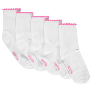 Lot de 5 paires de chaussettes unies 