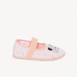 Pantoffels met patroon en badge Minnie Disney voor meisjes 