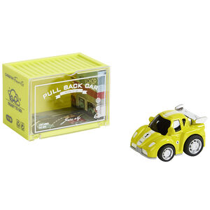 Miniatuur auto met wrijving Racewagen groen 