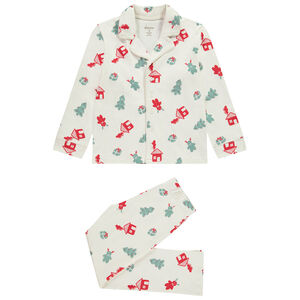 Set 2 pièces pyjama imprimé Noël fantaisie pour garçon 