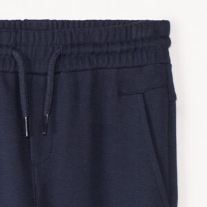 Jogging van uni piqué met reliëfpatroon jongens 