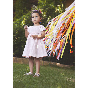 Robe de cérémonie irisée pour bébé fille 