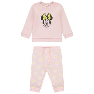 Ensemble jogging en nid d'abeille Minnie Disney pour bébé fille 