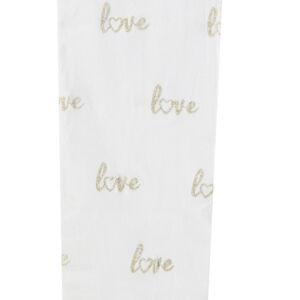Collant fin imprimé love fille 