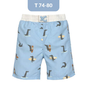 Zwembroek Maat 74-80 (7 tot 12 maanden) Crocodile Sky Blue 