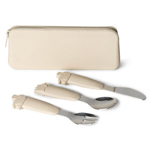 Set de couverts inox/silicone avec étui 3PCS Ballerina 