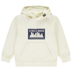 Sweatshirt met kap en print New York voor jongen 