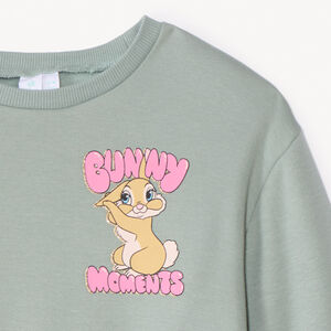 Sweatshirt oversize Pan-Pan & Miss Bunny Disney voor babymeisje 