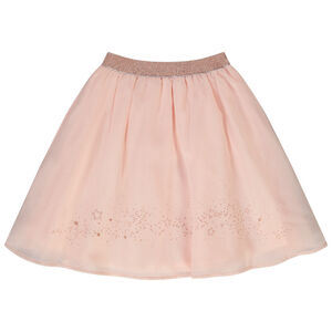 Rok in crêpe met glinsterende sterren voor meisjes 