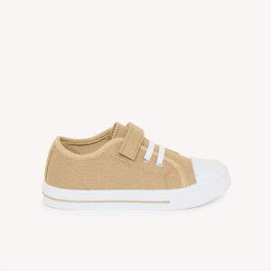 Lage sneakers van stof met veters en klittenband jongens 