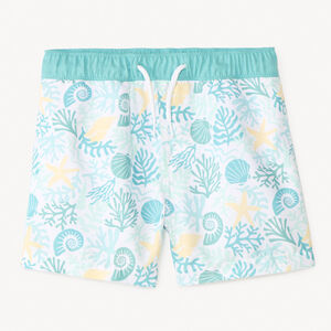 Zwemshort met schelpenmotief voor jongens 