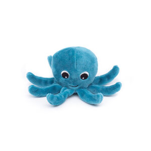 Peluche Ptipotos maman pieuvre et son bébé bleu 