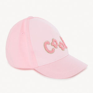 Muts van fleece met bouclépatches voor meisjesbaby's 