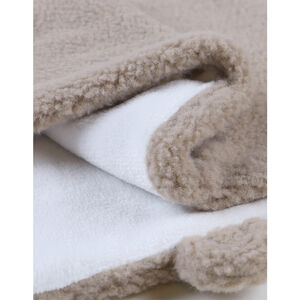 Deken gewatteerd imitatiebont 75x100cm M&M24 Beige 