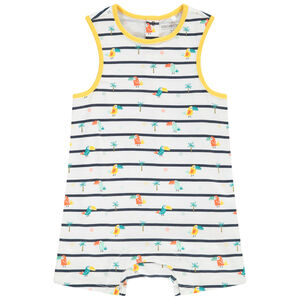 Korte jumpsuit met strepen, Toco