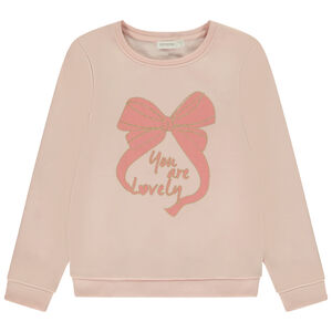 Sweatshirt met glinsterend fantasieprint voor meisjes 
