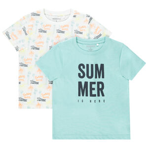 Lot de 2 t-shirts manches courtes pour garçon 