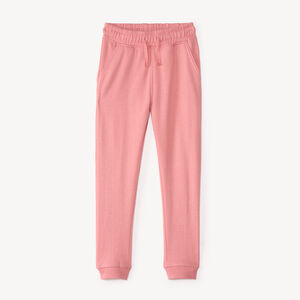 Pantalon de jogging fille en molleton uni 