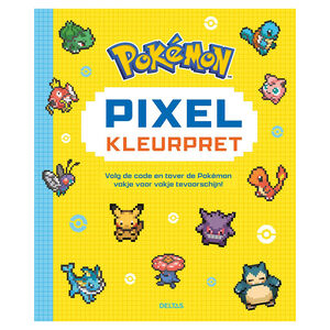 Boek NL Pokémon Pixel Kleurpret  